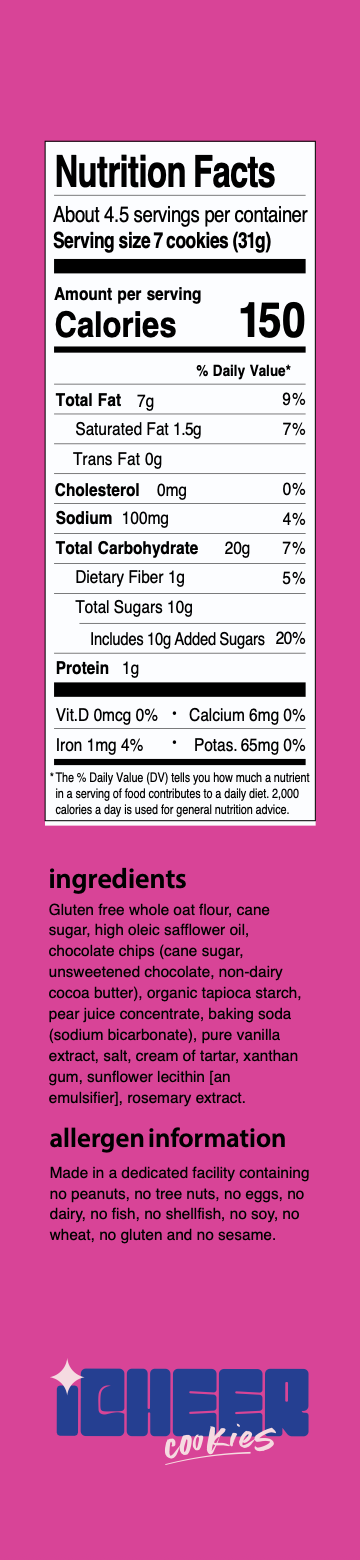 CHAMPS Chocolate Chip Cookies